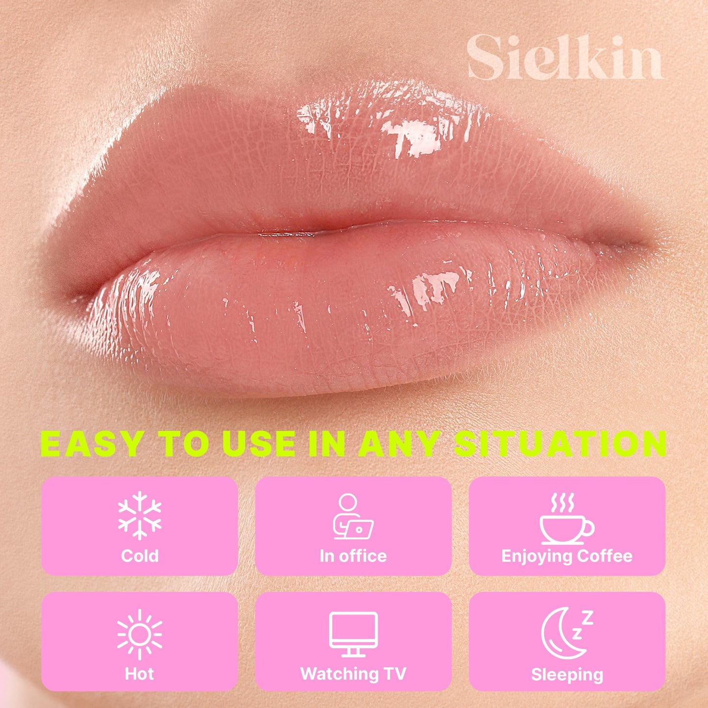 Overnight Lip Mask Lip Butter Balm: 24hrs Hydrating Repair Treatment Lip Sleeping Mask - Hyaluronic Acid/Shea Cocoa Seed Butter/Beeswax/Vitamins for Chapped Dry Lips Care/Moisturizer - Fade Lip Lines