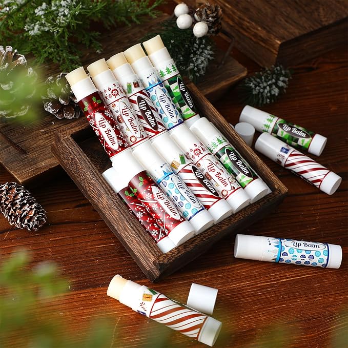 Christmas Lip Balm Bulk Cute Xmas Moisturizing