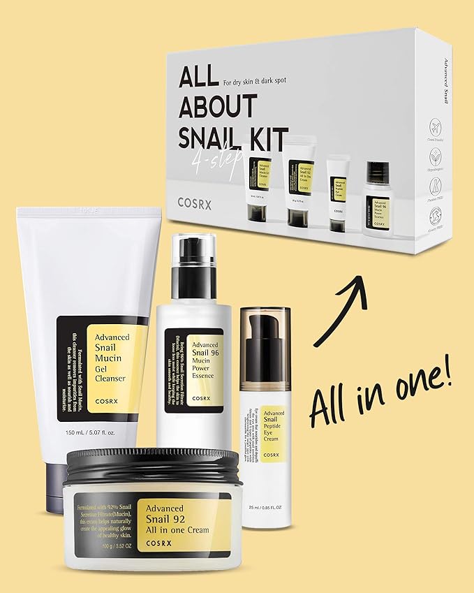 COSRX All About Snail Korean Skincare Rejuvenating