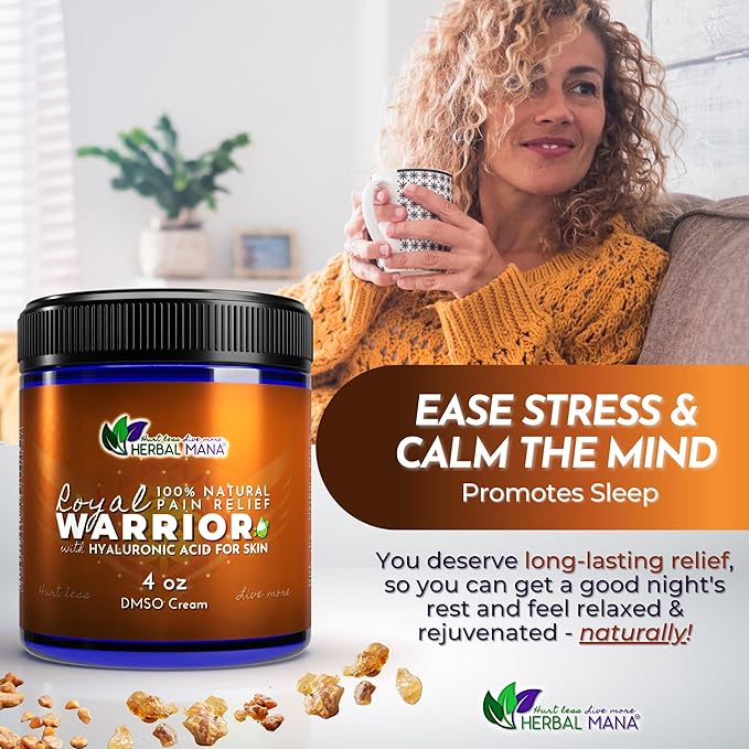 Herbal Mana Frankincense DMSO Cream for Joint Pain | Royal Warrior