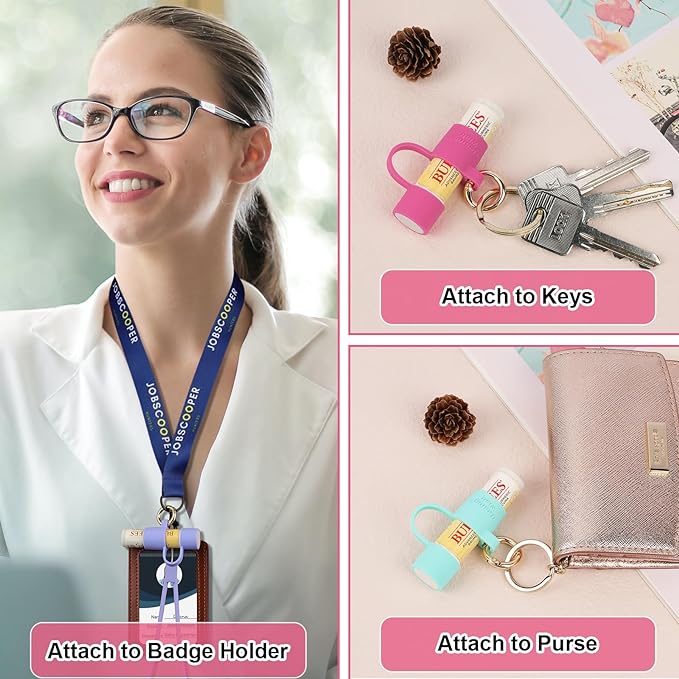 Desing Wish Silicone Lip Balm Holder Purple