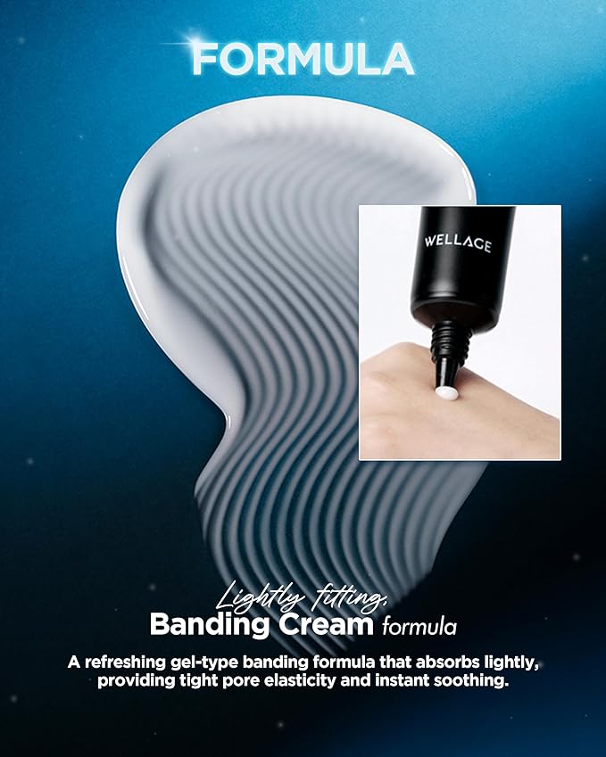 WELLAGE Hyper Peptide Bandage Cream - High-Peptide with Hypoallergenic Salmon DNA PDRN Panthenol Ceramide, Advanced Anti-Aging Korean Face Cream, Pore Elasticity, Plumping, Evens Texture, 1.69 oz