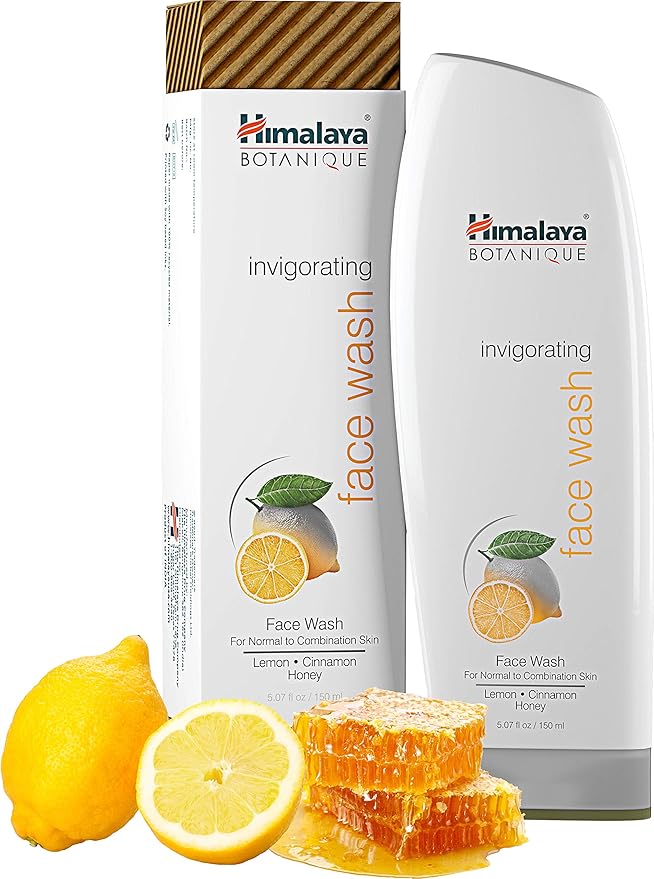 Himalaya Botanique Invigorating Face Wash to Tighten & Revitalize Tired, Dull Skin, and Minimize Pores 5.07 oz, 2 Pack