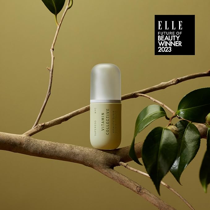 SUPEREGG Vitamin Collective Vitality Elixir: For a bright and firm complexion. Treatment serum with Vitamin B·C·E·F·K and Sea Moss. 30 ML / 1 FL OZ