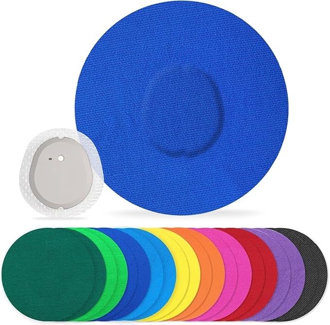 G7 Adhesive Patches Waterproof 20Pack G7 Overpatch Flexible CGM Tape Non-Glue Central Full Cover Hypoallergenic & Latex-Free Stelo Patch Overlay for 10-15 Days Long Stay, Multi-Colored