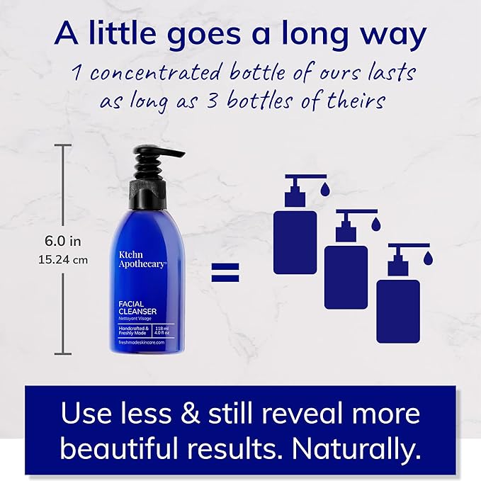 Natural Hydrating Foaming Facial Cleanser | NonDrying Cream-to-Foam Face Wash | High-Performing yet Gentle | Softer, Smoother Glowing Skin | Fragrance-Free for Sensitive Skin