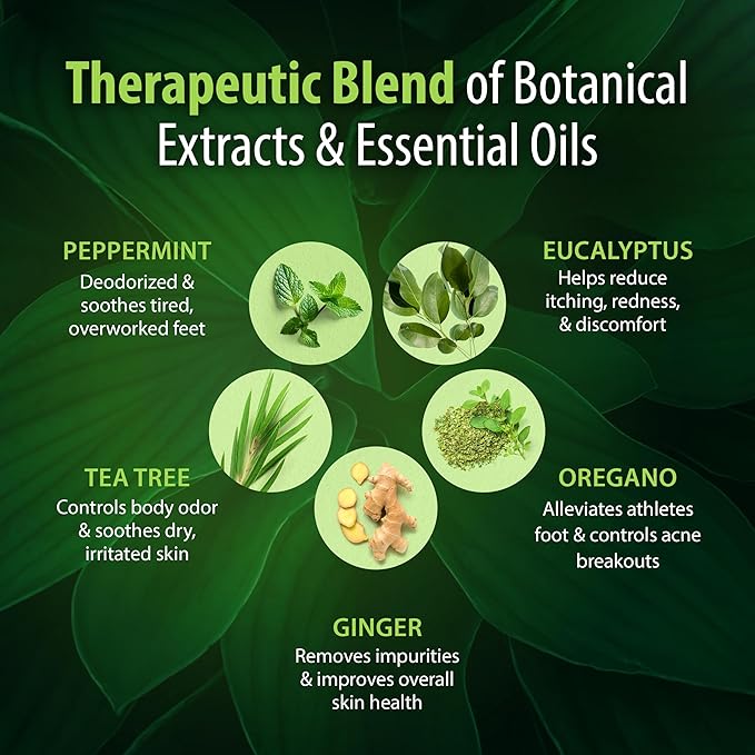 Foot Lotion with Tea Tree Essential Oil for Jock Itch, Athletes Foot, and Dry Cracked Feet Treatment - Athletes Foot Cream with Tea Tree Oil for Toenail - Foot Cream for Dry Cracked Heels