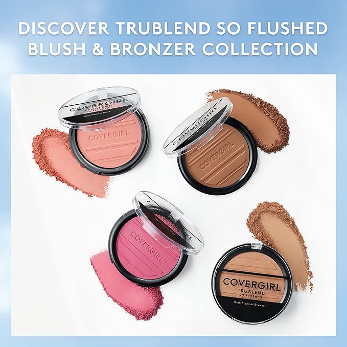 COVERGIRL Trueblend so Flushed High Pigment Blush & & Frenzy, 0.33 Oz