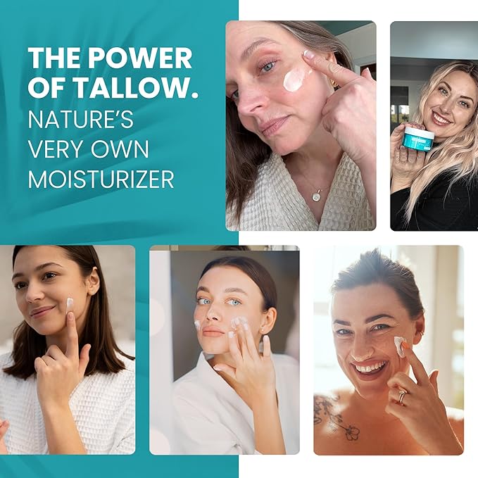 Original Purifying Face Wash Beef Tallow for Skin Care | Grass Fed Beef Tallow Hydrating Facial Cleanser Skincare | Tallow Face Moisturizer Soap| Beef Tallow for Face Exfoliating Face Wash