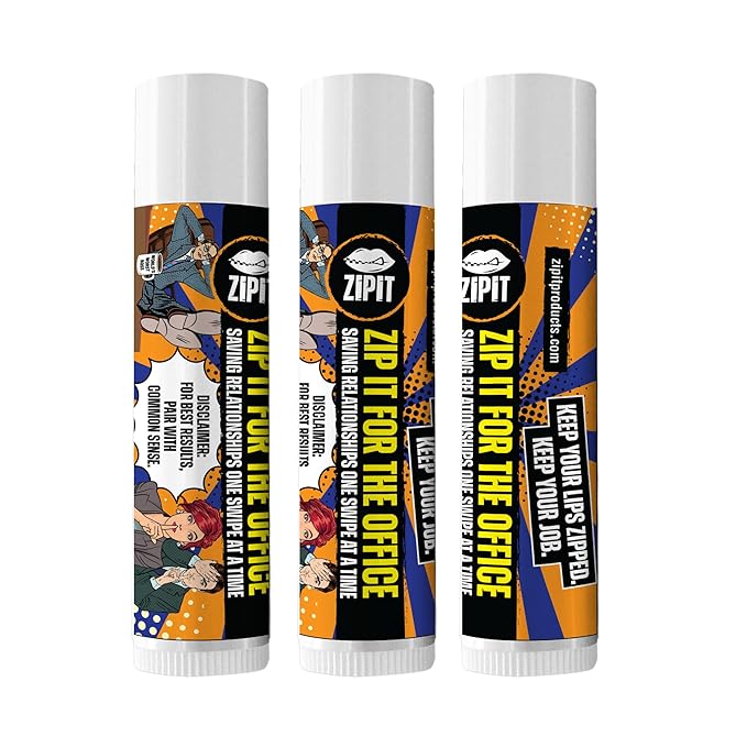 Zip It For The Office Lip