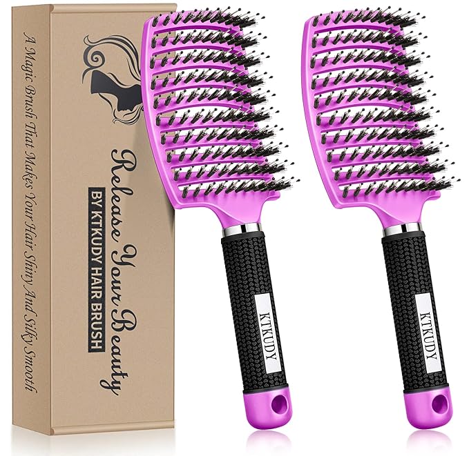 Detangling Brush Boar Bristle Hairbrush