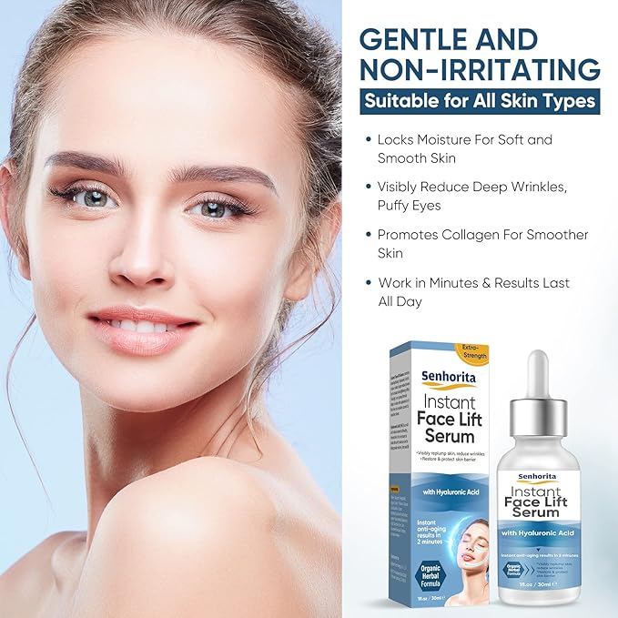 Instant Face Lift Serum, Temporary Skin Lifting