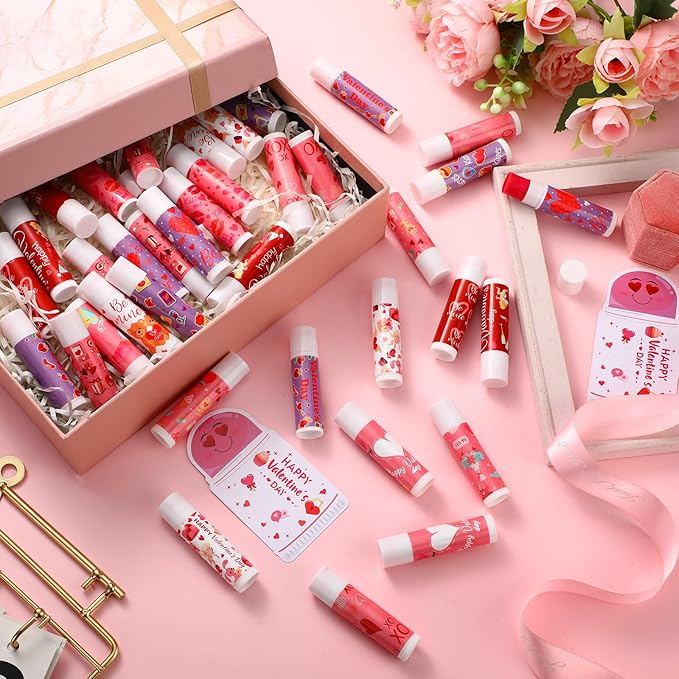 48 Pcs Valentine's Day Cherry Flavored Styles