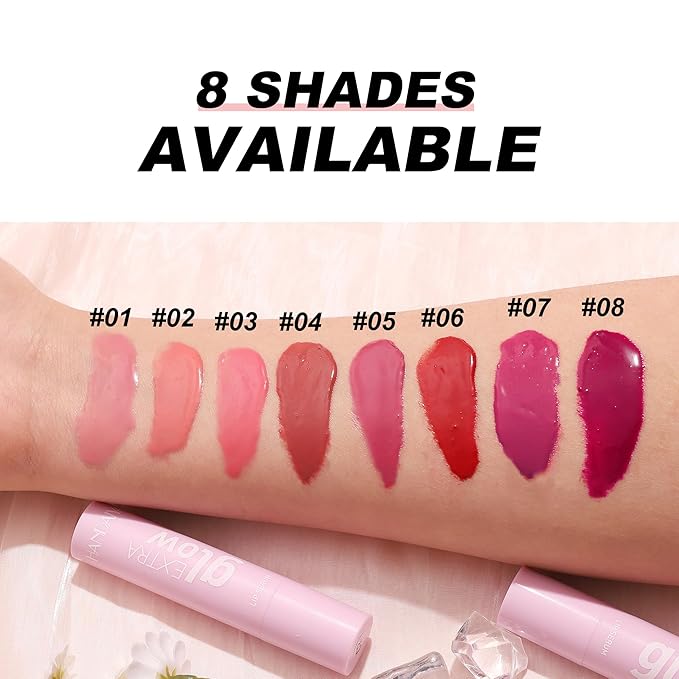 MUESCHER Glow Lip Balm Plumping Moisturizing Lipstick(05#)