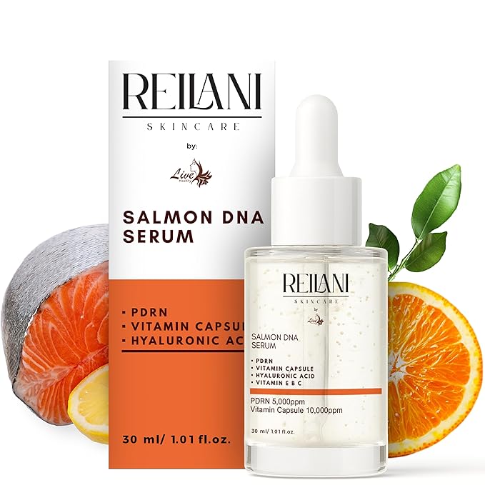 PDRN Serum - Skin Care Solution with Salmon DNA, Hyaluronic Acid, Tripeptide 1, Vitamins - 10000ppm Ultra Hydrating Serum for Facial Blemishes, Fine Lines, Collagen & Elastin Production