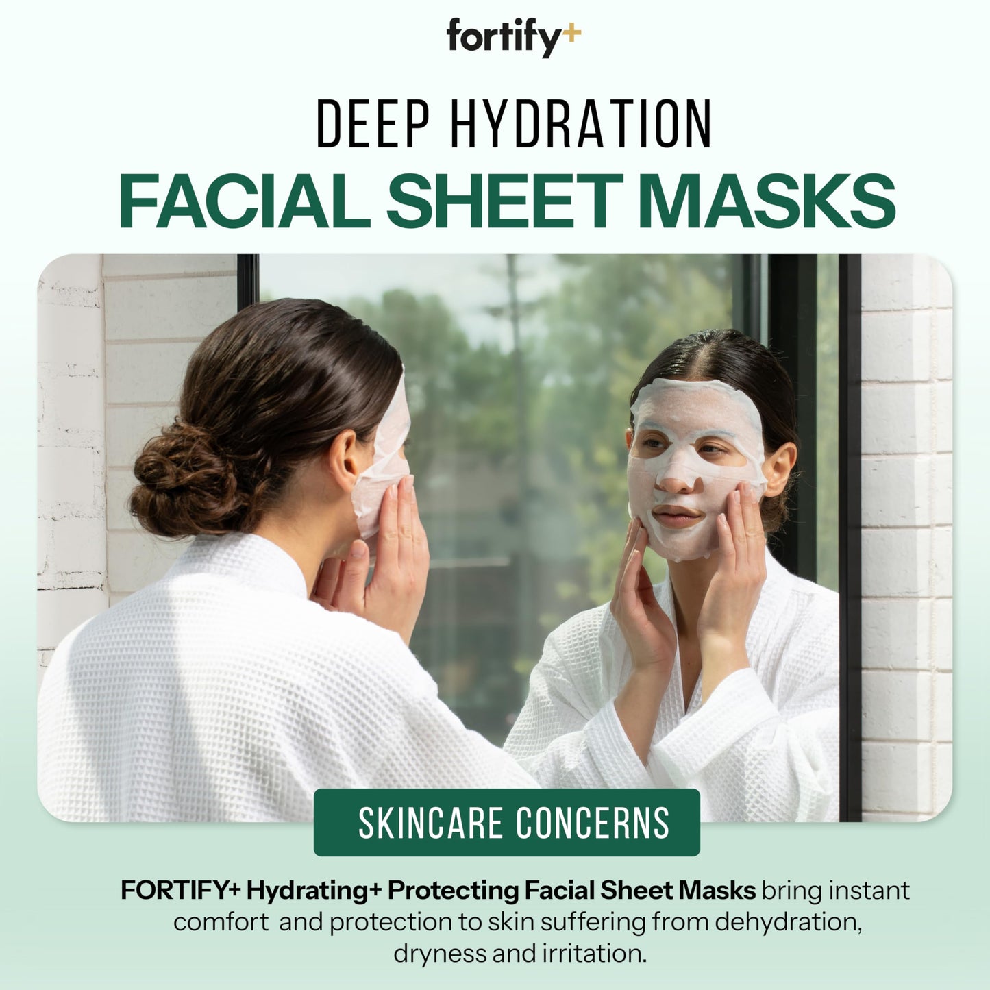 Fortify Skincare Face Mask with Retinol and Collagen - Dermatologist Tested, Anti Aging - Firming & Barrier Protecting - 3-in-1: Detox - Treat- Boost - Clean Beauty, Korean Skin Care, 5 Sheet Masks