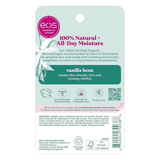 eos 100% Natural & Organic Lip