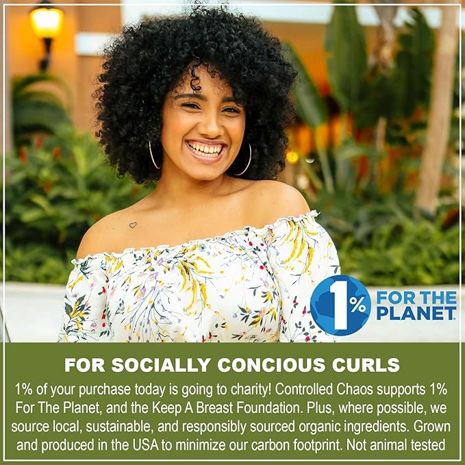 Controlled Chaos As Seen on Shark Tank Deep Cleansing & Smoothing Hair Shampoo for All Hair Types, Sulfate-Free Shampoo for Hair Growth & Color Treated Hair (3oz)