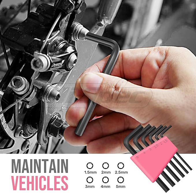 Hi-Spec Tool Set 25pc Pink Household DIY Tool Kit for Women. Small Mini Tool Box Set of Starter Basic Ladies Tools