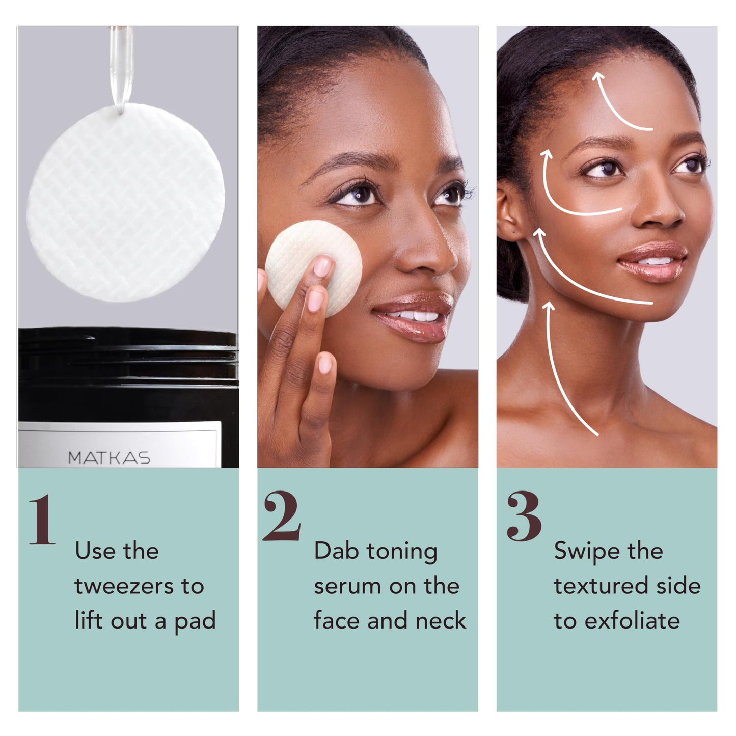 MATKAS Korean Witch Hazel Exfoliating Toning Pads for Face – 60 count, with BHA Glycolic Acid Exfoliator + Salicylic Acid Toner, Korean Pore Minimizer Face Toning Pads, Brightening & Pore Cleaner Peel