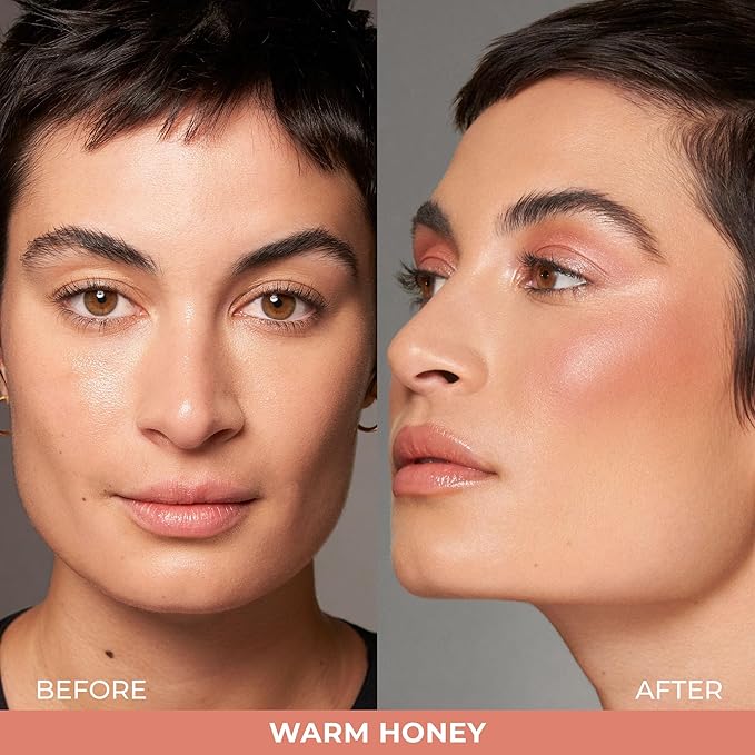 COVER FX Monochromatic Powder Blush Duo - Warm Impact Color