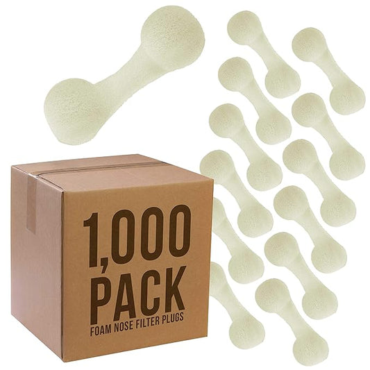 Belloccio Pack of 1000 Disposable Nose Filter Plugs (Used For Sunless Airbrush Spray Tanning)