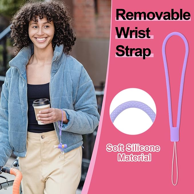 Desing Wish 2 PCS Silicone Lip Pink/Purple