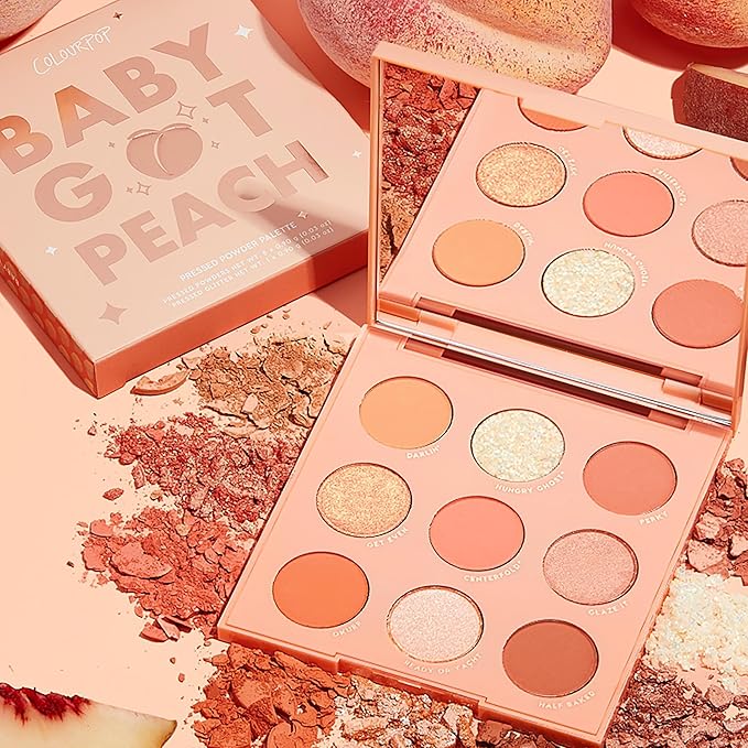 ColourPop Baby Got Peach Shadow Palette - Orange 3 oz