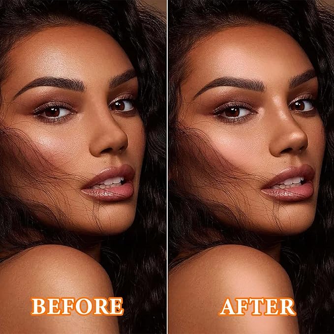 Glitter Blush Shimmer Highlighter Blusher Powder Makeup Face Powder Makeup(#inger） 04 G