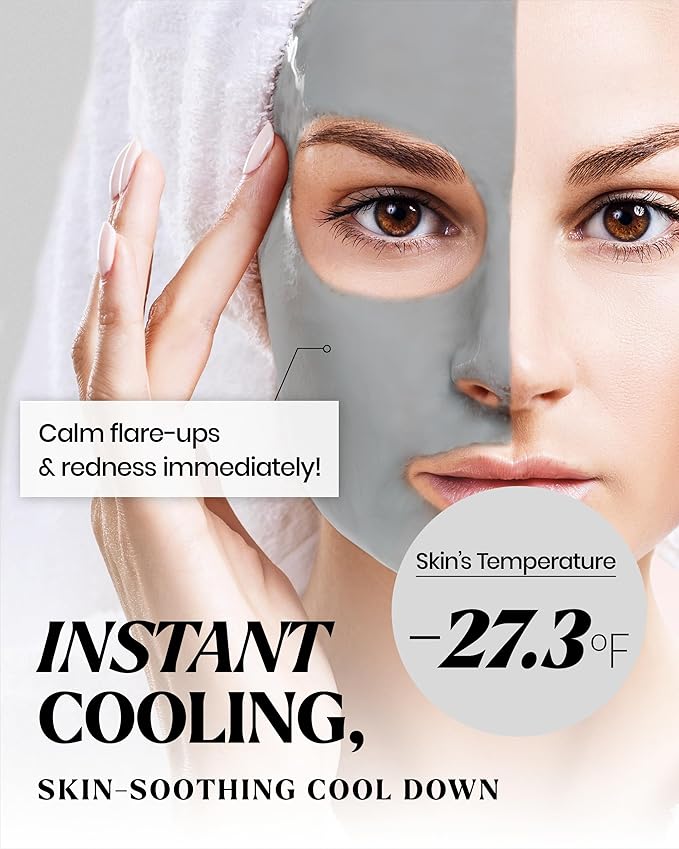 LINDSAY Charcoal Modeling Mask Cup Pack - Korean Skin Care Face Mask Modeling Pack – Single-Use Deep Pore Cleansing Face Mask w/Spatula Spoon – Spa Facial Peel-off Mask (6 ea, 0.36 lb)