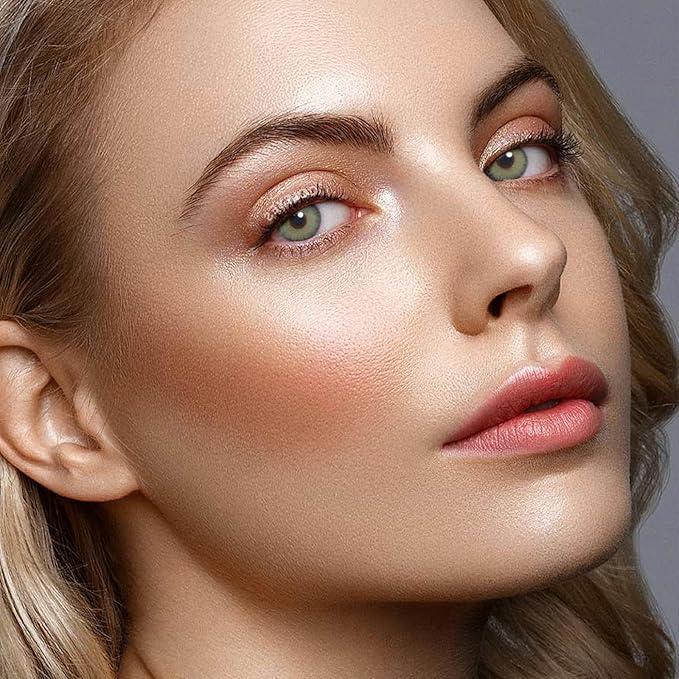 Boobeen 4 Color Highlighter Makeup Palette, Face Baked and Glowing