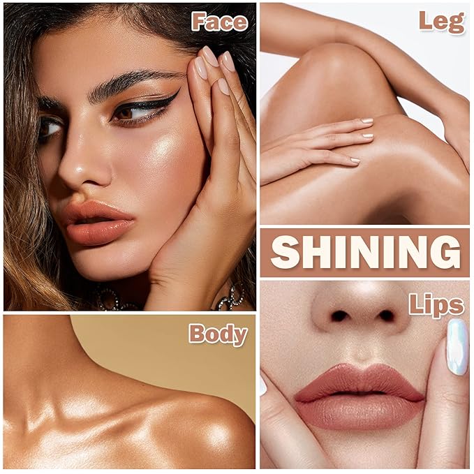 CAHIUYOA Cream Contour Stick, Velvet Finish, 2-in-1 Highlighter & Girls