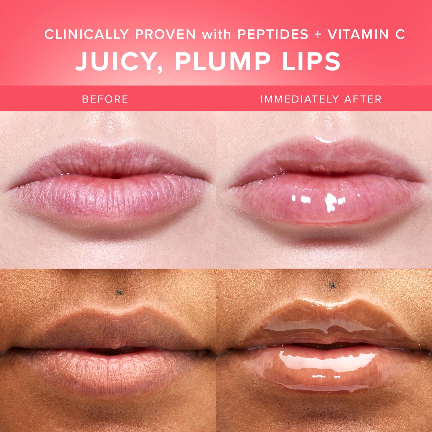 Farmacy Peptide Lip Smoothie - Hydrating Lip Balm with Vitamin C to Visibly Plump & Smooth Lines - Nourishing Treatment with a High-Gloss Finish - Apple (10g)