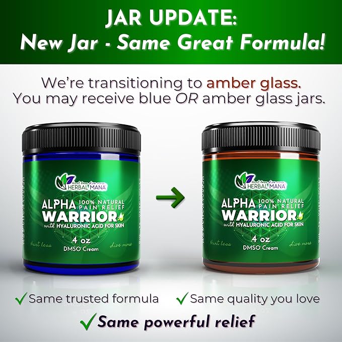 Herbal Mana Alpha Warrior | DMSO Cream for Joint & Muscle Recovery