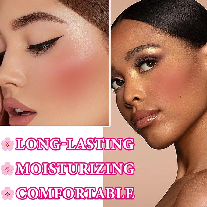 Cream Blush Stick,Blush Stick Long Lasting Non-greasy Multi Makeup Pen(06#)