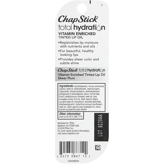 ChapStick Total Hydration Vitamin Enriched Sheer