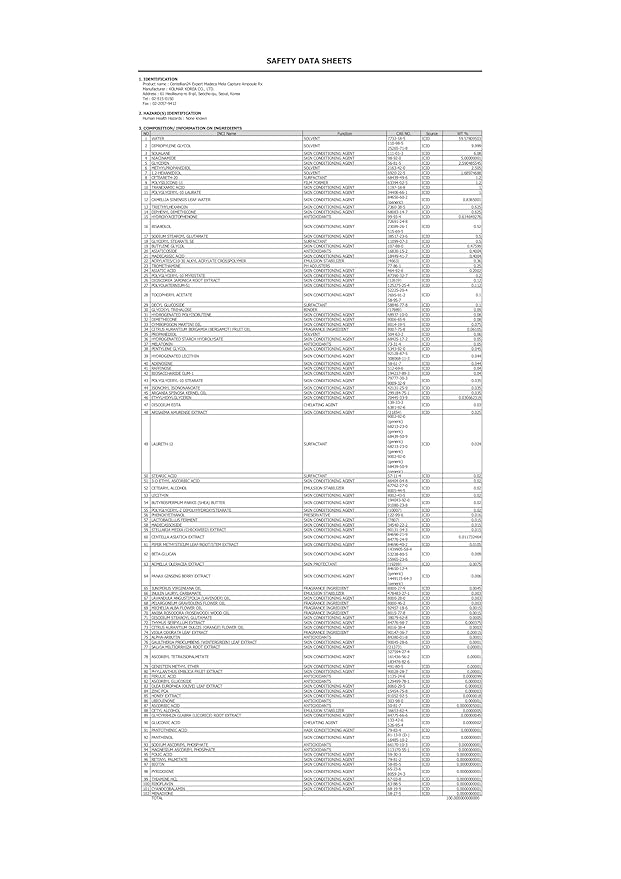 Centellian 24 Expert Ampoule (Season 2, 0.2fl oz x 8 pcs) - Korean Serum for Face, Soothing, Dry Sensitive Skin
