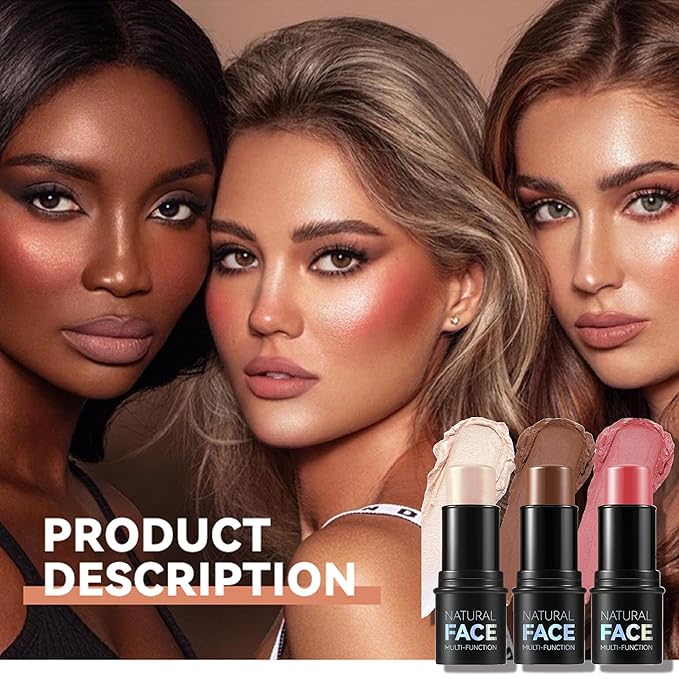 Highlighter Contour Stick, Milk Makeup Contour, Blush Sticks, 05#RUGOSA ROSE