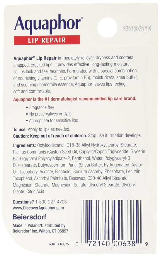 Aquaphor Lip Repair 0.35 oz (Pack
