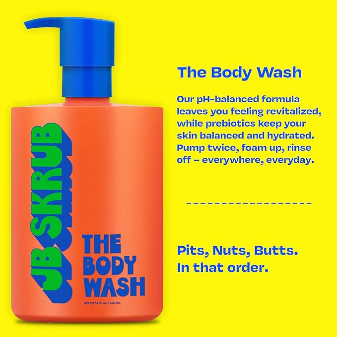 The Hair and Body Wash Super Duo - No Harsh Ingredients - Conquer Adolescent Funk with Confidence - 14oz.