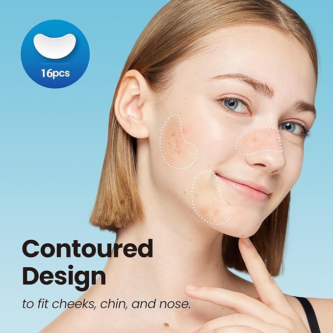 Ultra Invisible Salicylic Acid Acne Patches & Large Pimple Patches for Nose, Forehead, and Chin – Hydrocolloid, Zit, and Spot Treatment for Cystic Acne, Breakout Control, 148 Patches Bundle