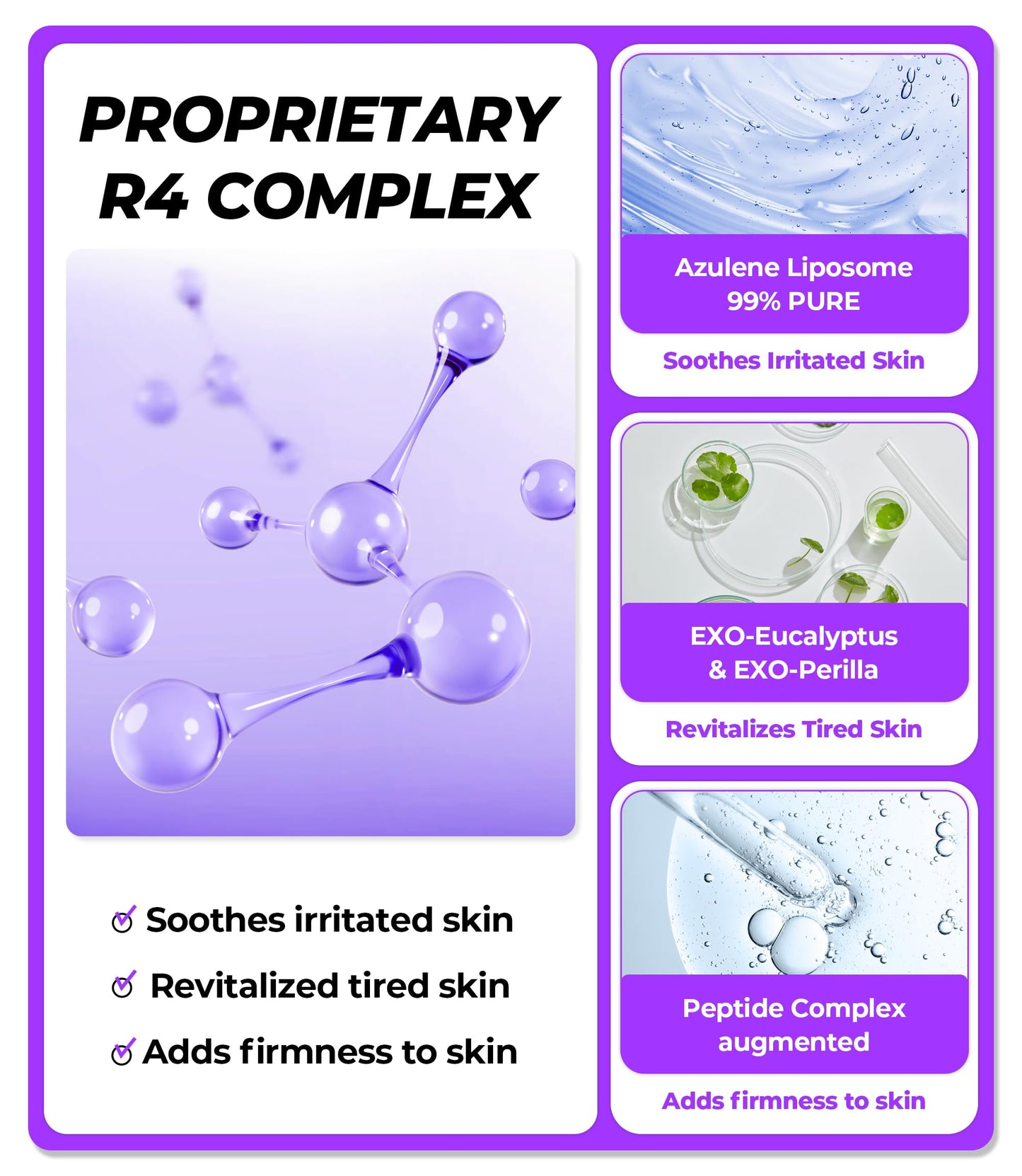 Dermafirm Soothing Repair Korean Emulsion Cream R4 | Daily Face Moisturizer Skin Care Emulsion with Eucalyptus, Peptide and Collagen | Gentle for All Skin Types No Animal Trials No Paraben 6.76 fl oz