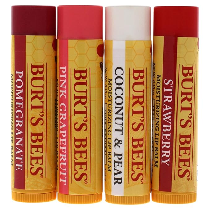 Burt’s Bees Holiday Gift, 4 Lip Stocking