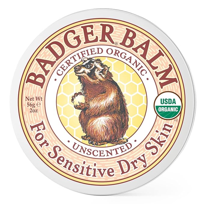 Badger - Unscented Dry Skin Balm,