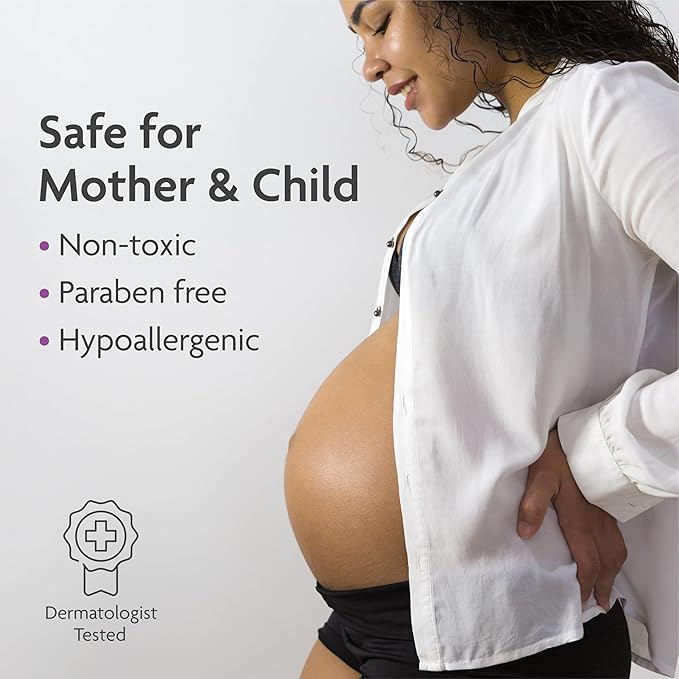 TriLASTIN Stretch Mark Cream for Pregnancy - 5.5 Oz & 3 Oz Hydro-Thermal Accelerator & Absorption Serum - Intensive Moisturizing Formula with Hyaluronic Acid - Prevent Stretch Marks During Pregnancy