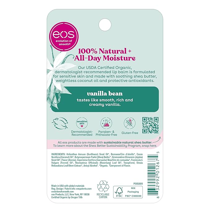 eos 100% Natural & Organic Lip