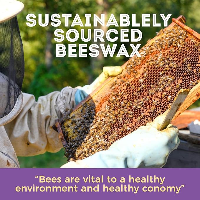 HUNNYBEE Beeswax Pellets 3LB, 100% Pure lbs)