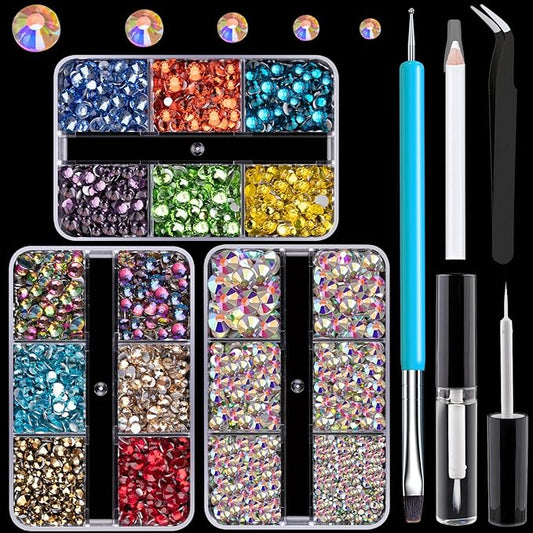 Colorful Face Gems for Makeup Set,