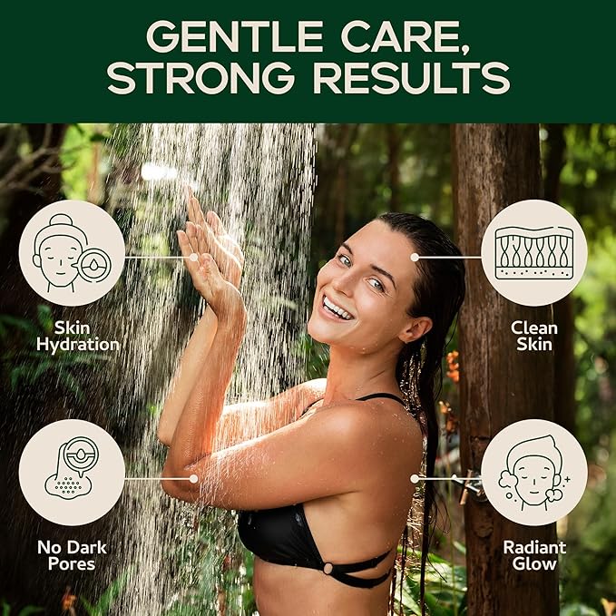 Detoxifying Sea Moss Soap - All-Natural Soap with Green Tea Matcha & Aloe Bergamot - Gentle on Sensitive Skin for Face and Body Use,Gift for Men & Women