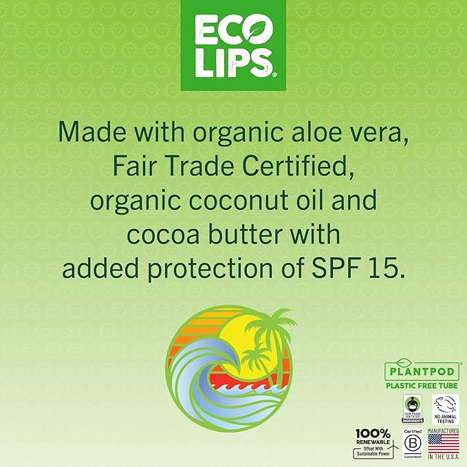 Eco Lips Classic Mint Broad Spectrum Packaging